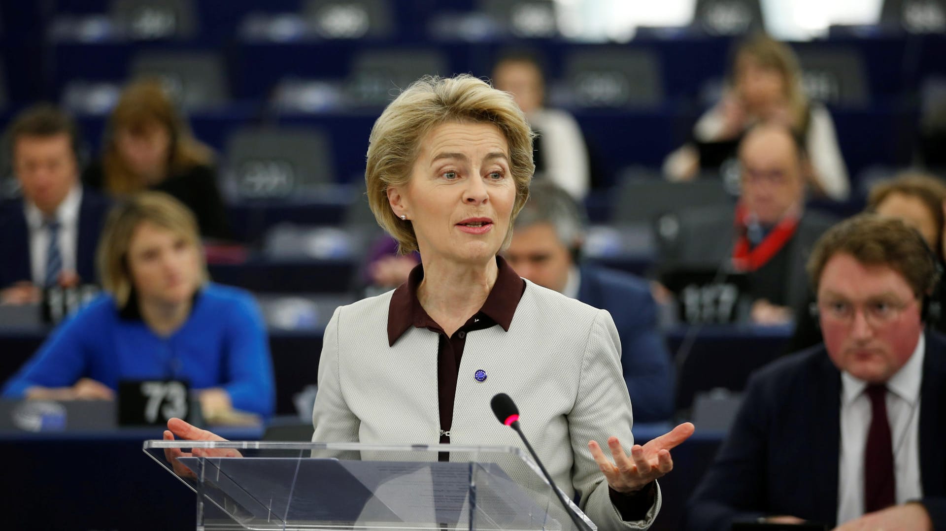 Ursula von der Leyen: Die EU-Kommissionpräsidentin fordert von den Mitgliedsstaaten mehr Geld für den Kampf gegen den Klimawandel.