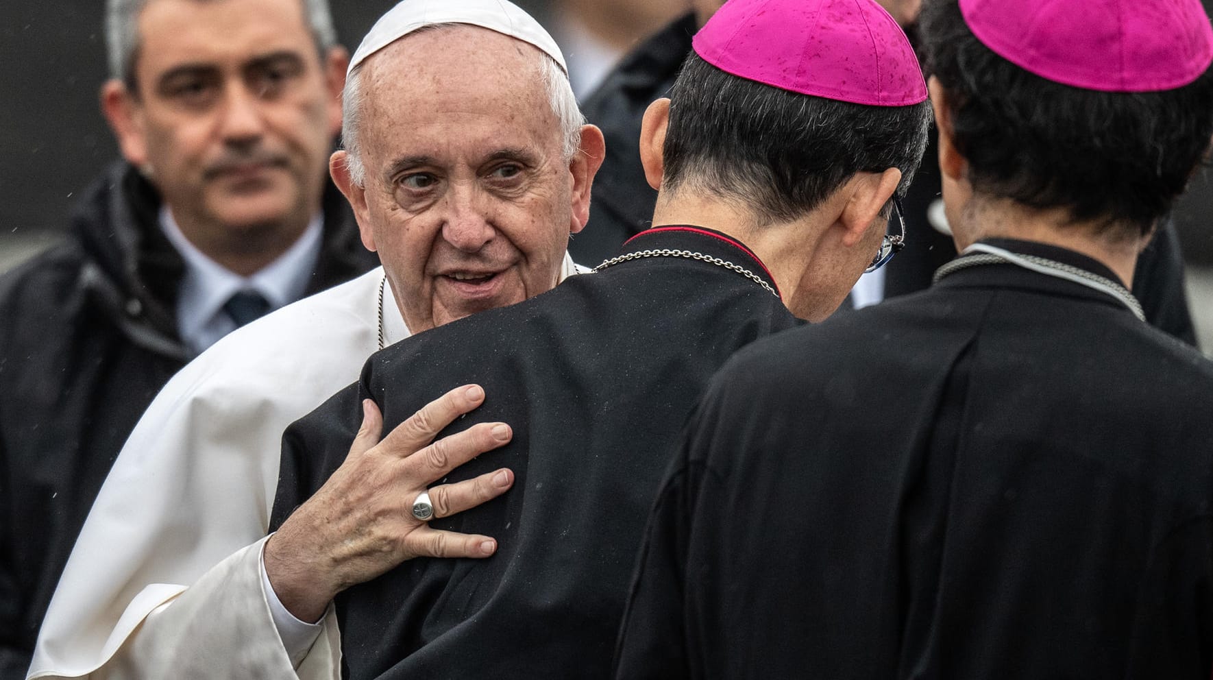 Papst Franziskus bei seinem Besuch in Japan: Sein Lehrschreiben war mit Spannung erwartet worden – und enttäuscht nun viele.