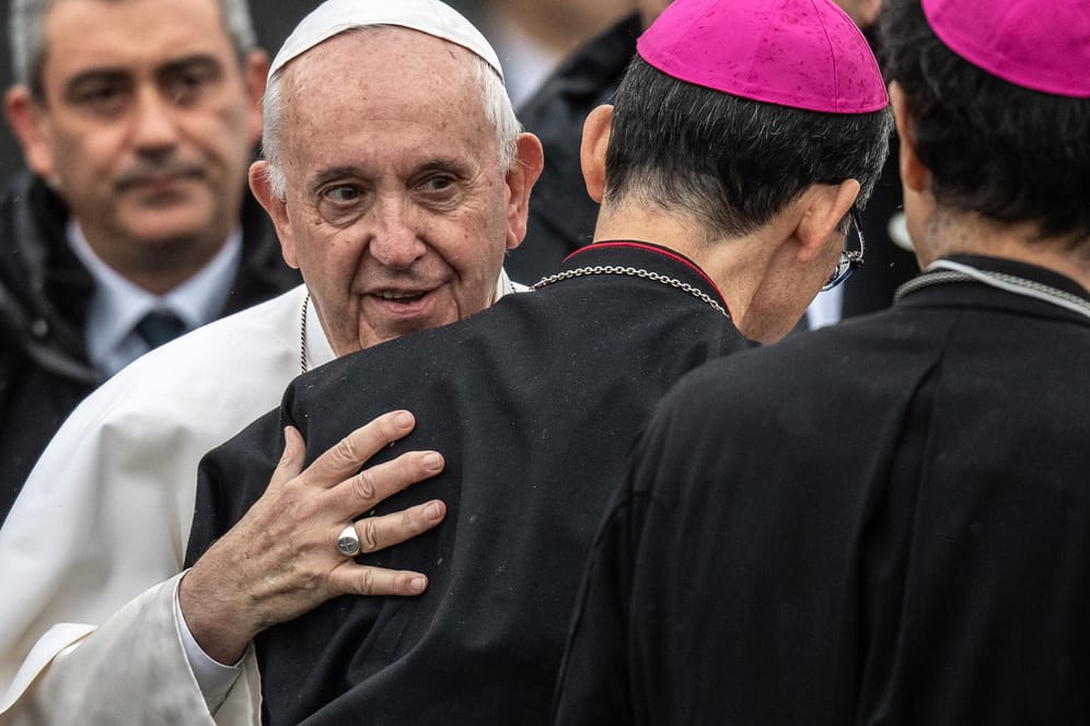 Papst Franziskus bei seinem Besuch in Japan: Sein Lehrschreiben war mit Spannung erwartet worden – und enttäuscht nun viele.