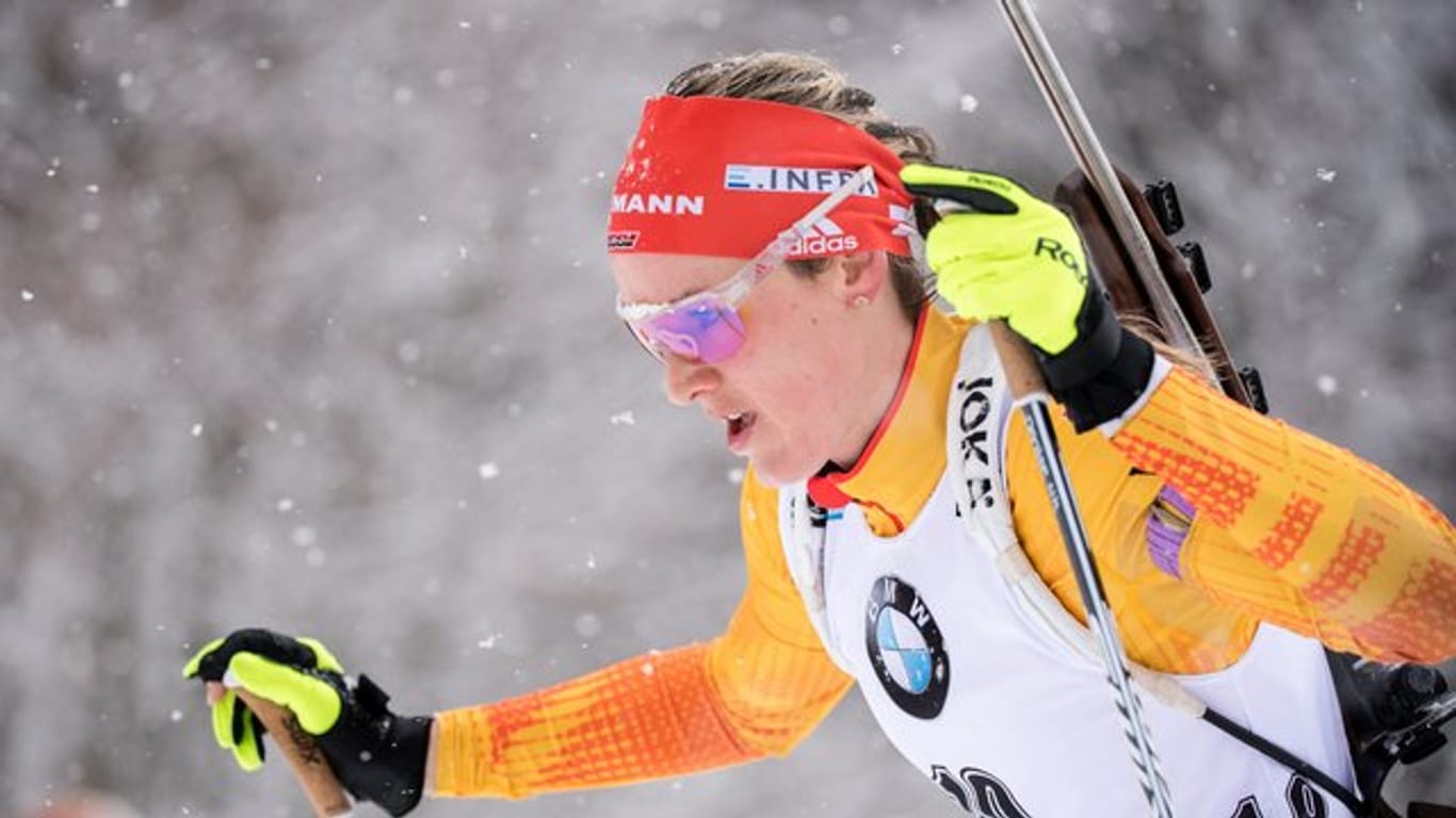 Denise Herrmann will bei der Biathlon-WM erfolgreich sein.