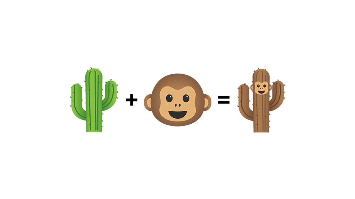 Ein Kaktus und ein Affe ergibt – den Affenkaktus: Nutzer haben mit der Google-tastatur mehr Auswahl.