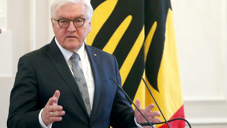 Bundespräsident Steinmeier will heute die Lehre aus der Dresdner Tragödie erklären.