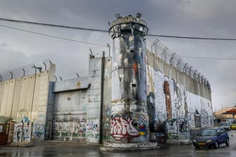 Grenzmauer in Bethlehem, Westjordanland: Das Gebiet wurde 1967 von Israel erobert und besetzt.