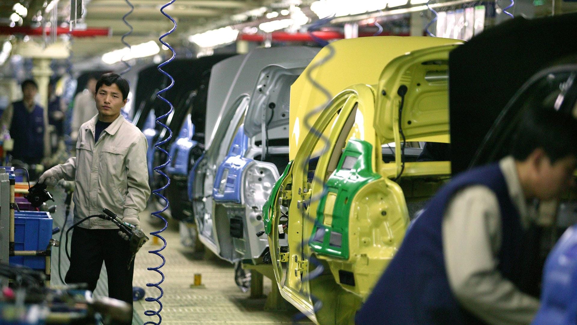 Autobranche: Hyundai musste seine Werke in Südkorea herunterfahren, weil Teile aus China fehlten. Autobranche: Hyundai musste seine Werke in Südkorea herunterfahren, weil Teile aus China fehlten.