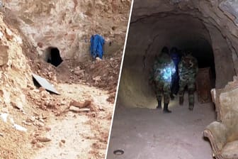 Regierungstruppen entdecken Gefängnis-Bunker in Syrien