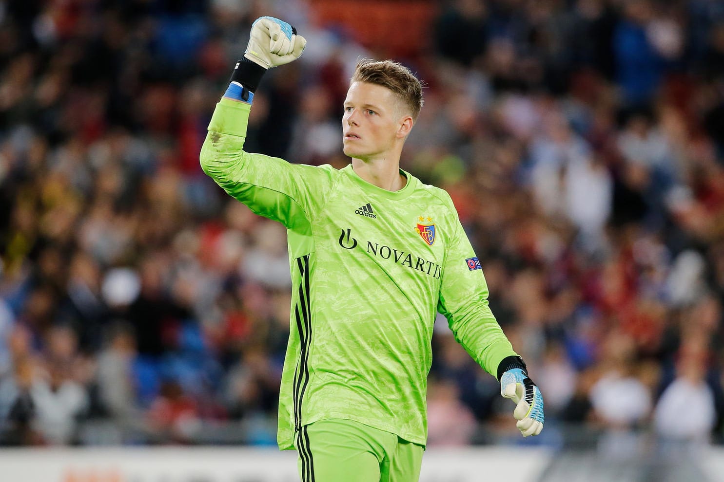 Er könnte der Ersatz von Alexander Nübel beim FC Schalke 04 werden: Der aktuelle Torwart des FC Basel Jonas Omlin.