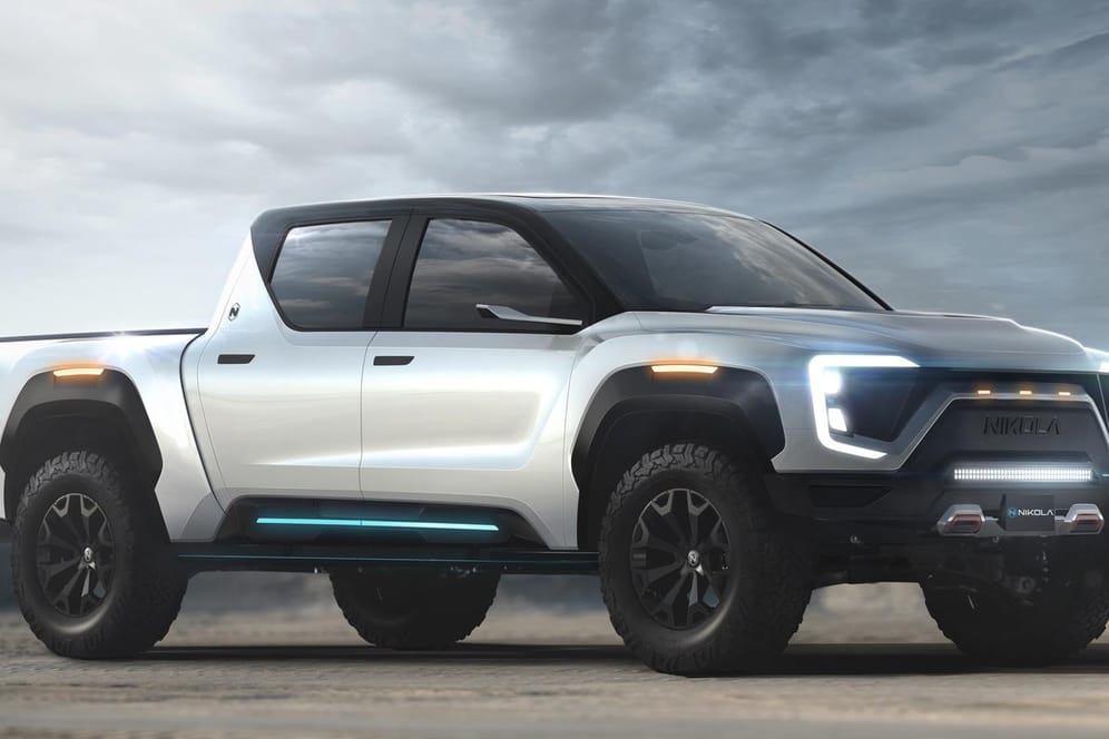 Das Start-up Nikola will künftig Elektro-Pick-ups wie den Badger mit rund 1.000 Kilometer Reichweite anbieten