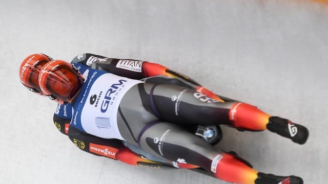 Nur Tobias Wendl und Tobias Arlt konnten bei den Sprints der Rodel-WM eine Medaille gewinnen.