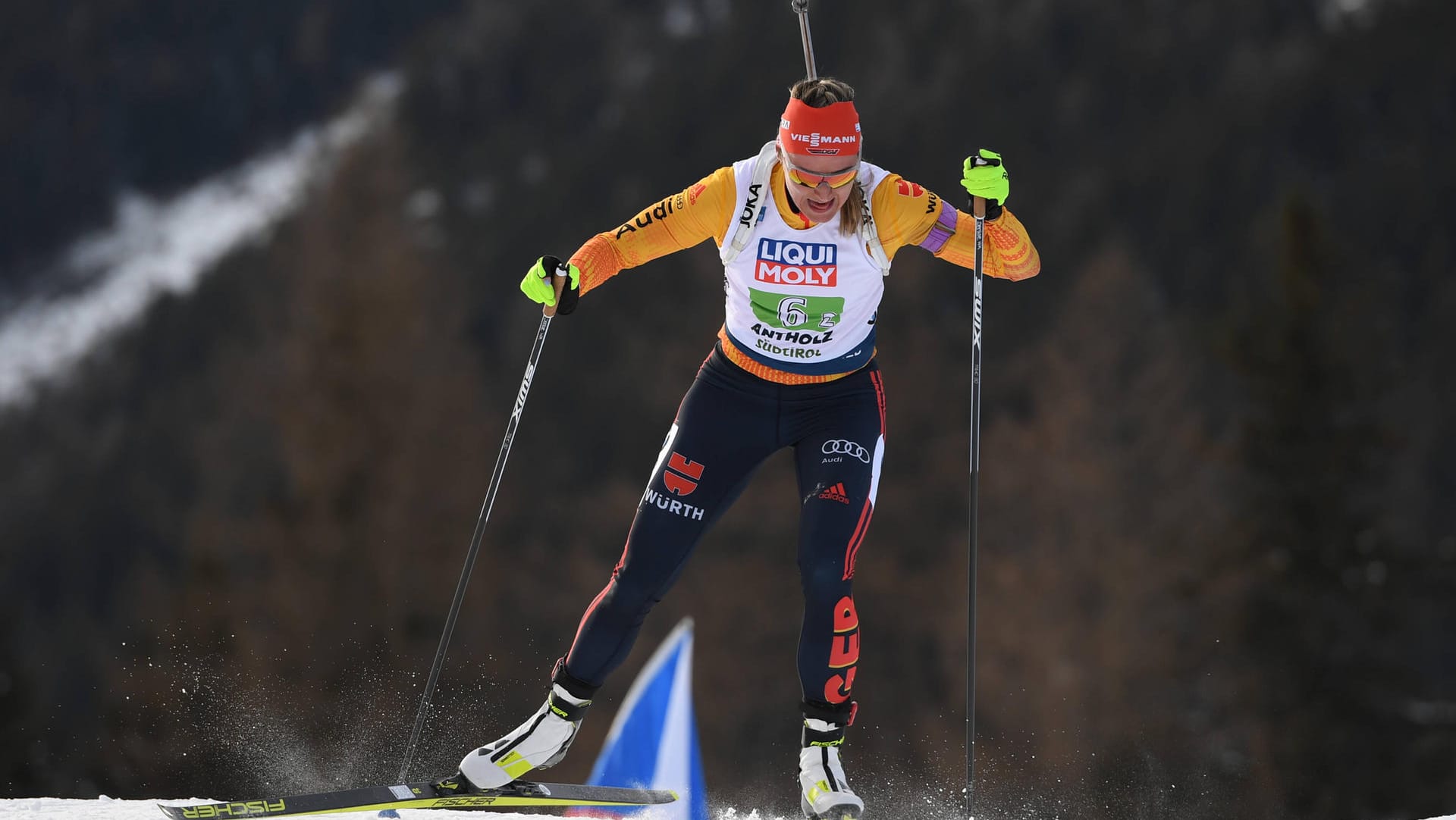 Biathlon-WM in Antholz: Herrmann enttäuscht beim Schießen.