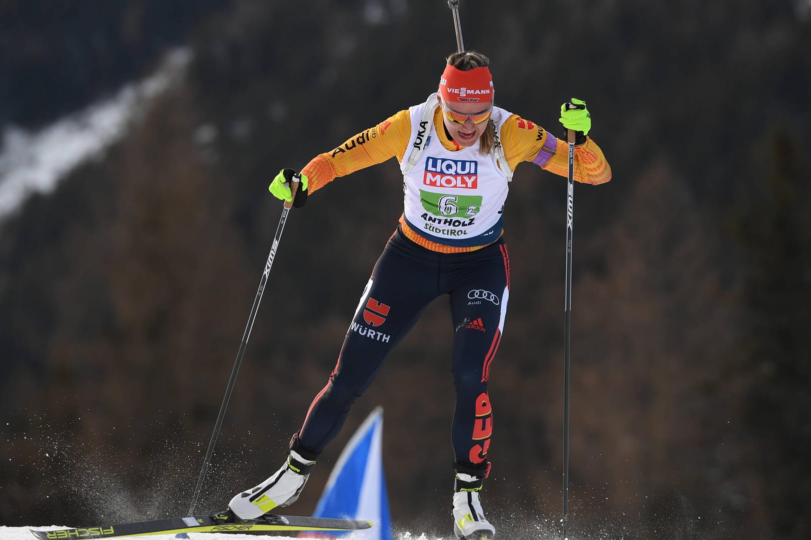 Biathlon-WM in Antholz: Herrmann enttäuscht beim Schießen.