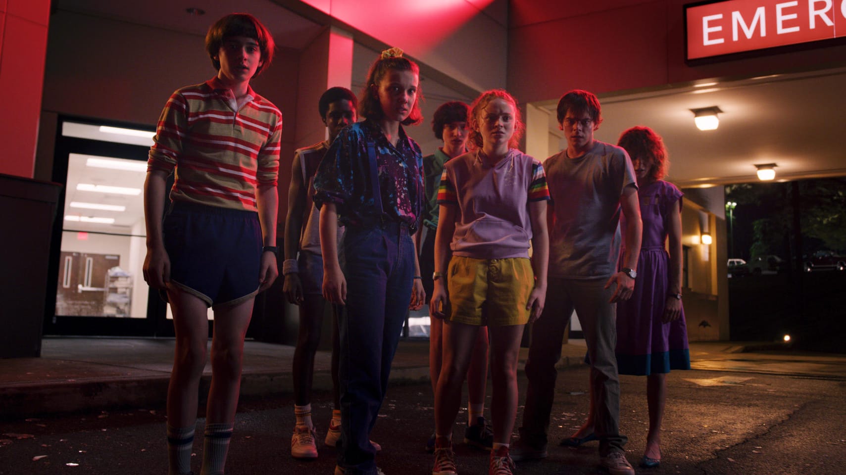 "Stranger Things": Die altbekannten Verdächtigen sind anscheinend wieder dabei: Noah Schnapp, Caleb McLaughlin, Millie Bobby Brown, Finn Wolfhard, Sadie Sink, Charlie Heaton und Natalia Dyer.