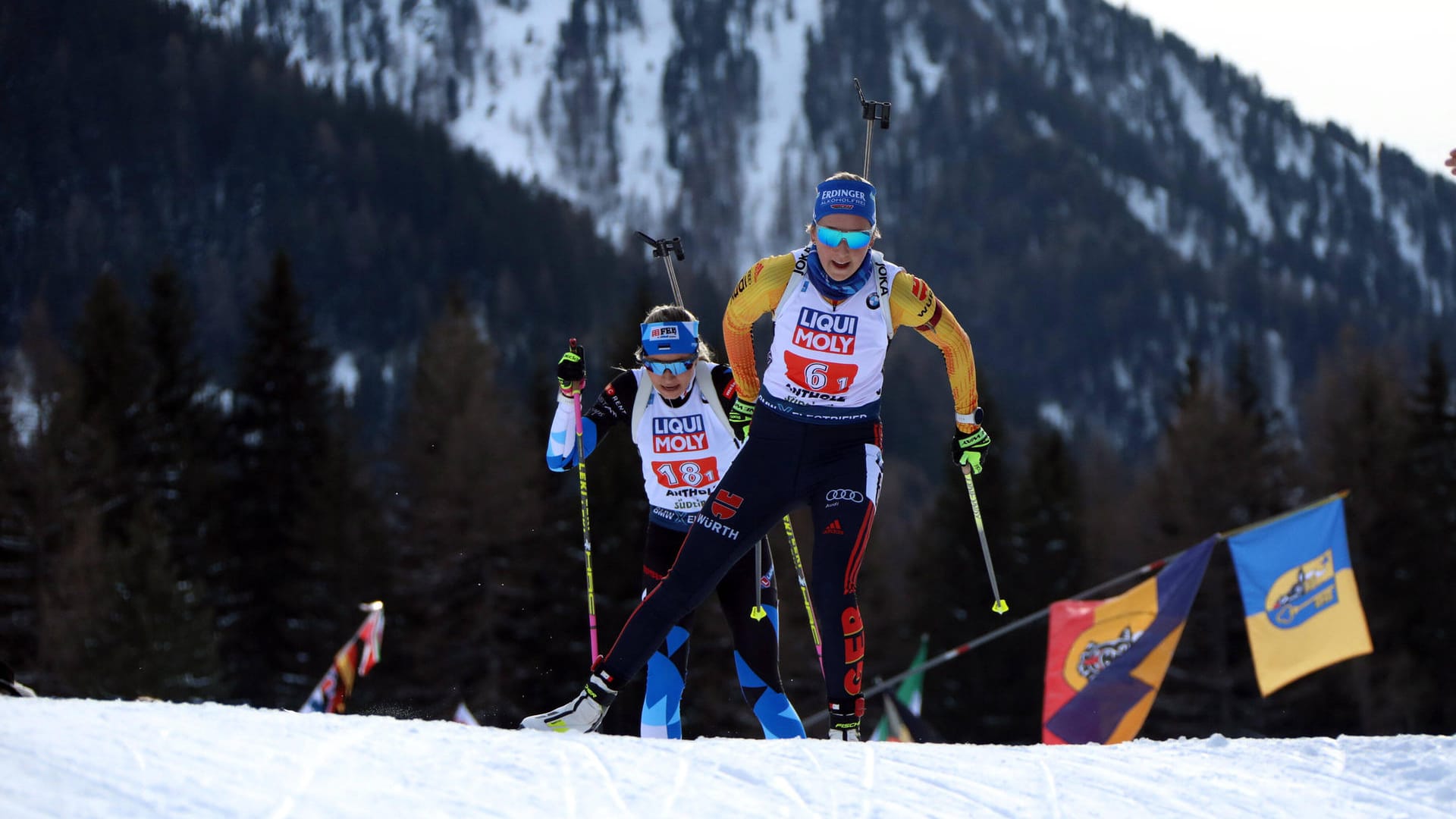 Auch Franziska Preuß verpasste eine Medaille.