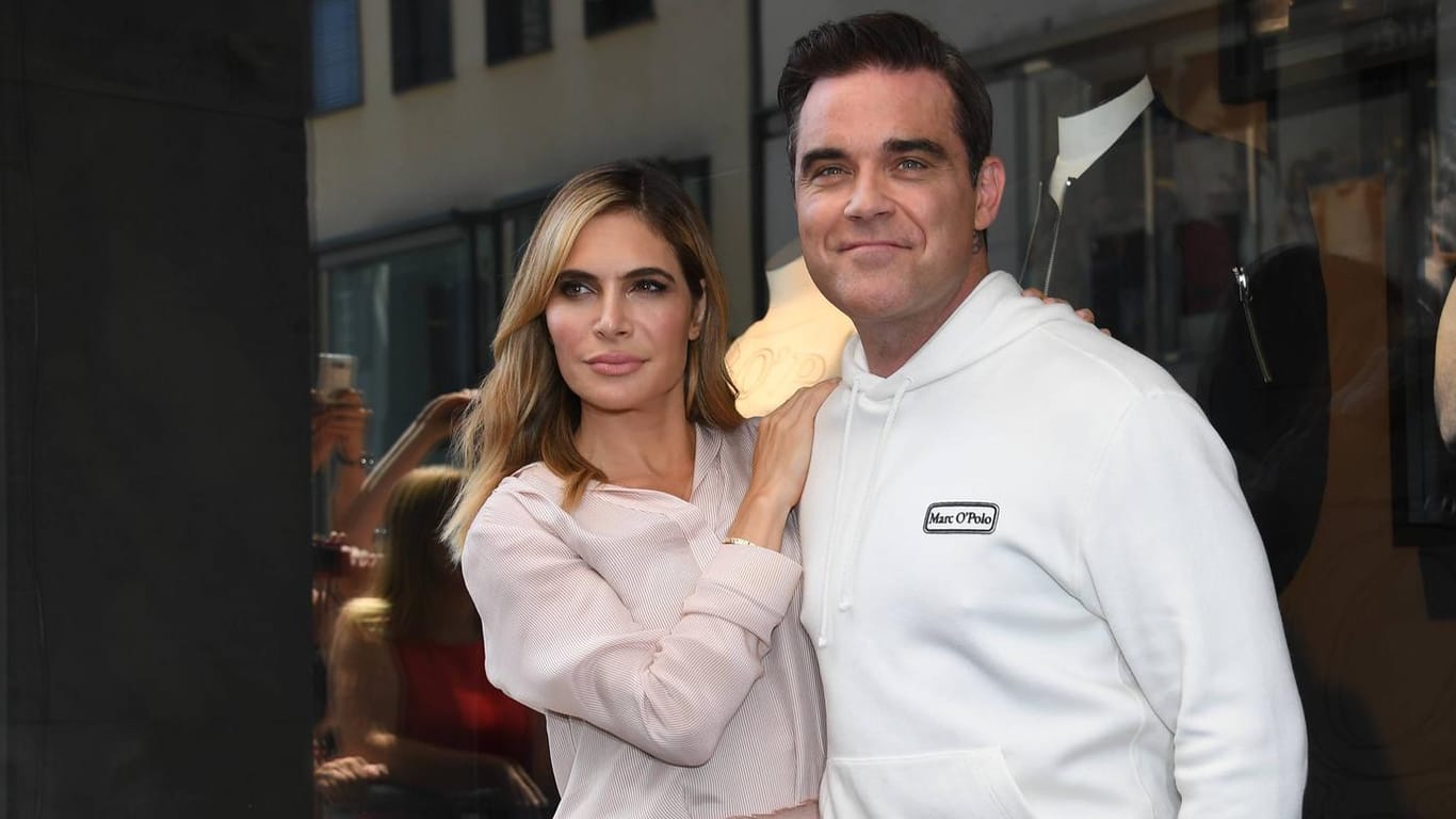Ayda Field Williams und Robbie Williams: Das Paar darf sich über Nachwuchs freuen.
