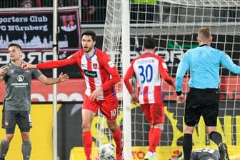 Sicherte Heidenheim mit zwei Toren einen Punkt gegen Nürnberg: Tim Kleindienst.