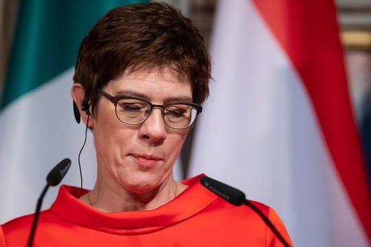 Annegret Kramp-Karrenbauer am Freitag bei der Sicherheitskonferenz in München.