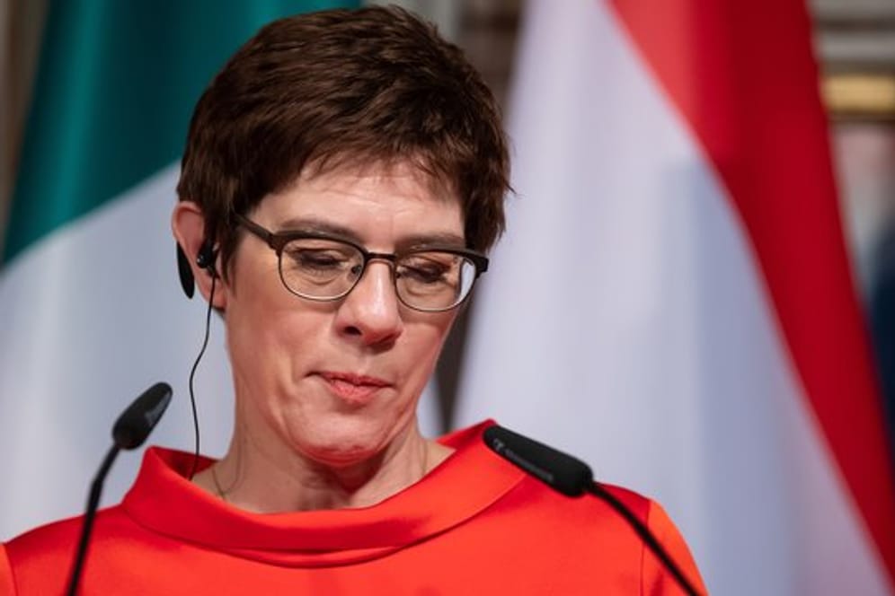 Annegret Kramp-Karrenbauer am Freitag bei der Sicherheitskonferenz in München.