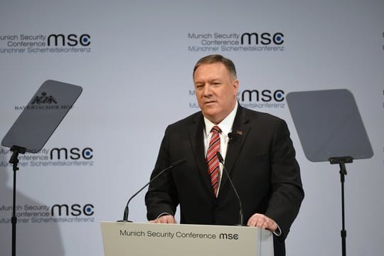 US-Außenminister Mike Pompeo spricht auf der 56.