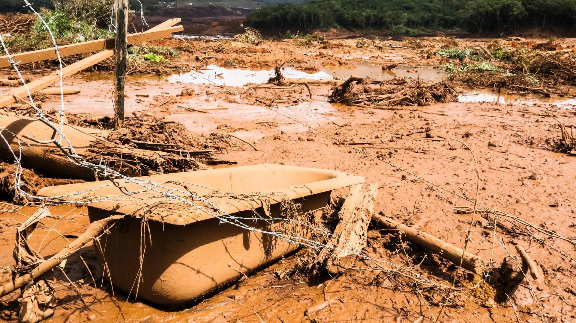 Nach dem Dammbruch in Brumadinho (Archivbild): Einige der Leichen konnten bis heute nicht geborgen werden.