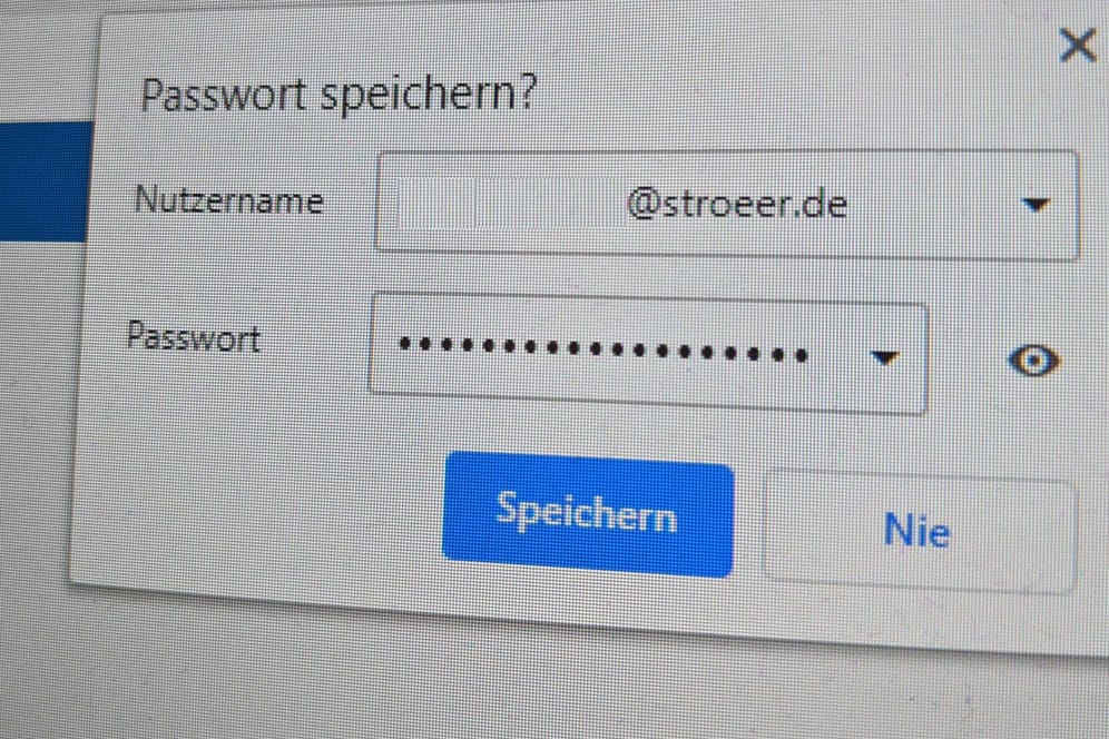 Soll der Browser das Passwort speichern? Sicherer wäre ein Passwortmanager.