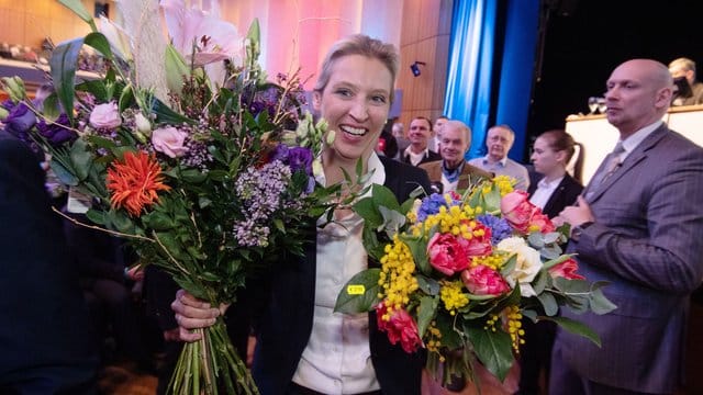 Alice Weidel ist zur Landesvorsitzenden der AfD in Baden-Württemberg gewählt worden. Alice Weidel ist zur Landesvorsitzenden der AfD in Baden-Württemberg gewählt worden.