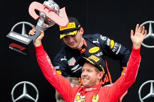 Werden keine Teamkollegen bei Red Bull: Ferrari-Pilot Sebastian Vettel und Max Verstappen.