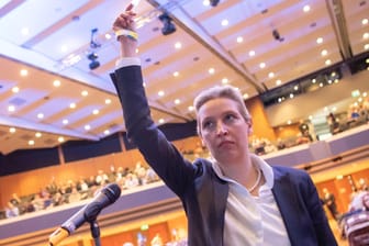 Alice Weidel beim AfD-Sonderparteitag in Böblingen: "Was er letzte Woche geschafft hat, das hat noch keiner vor ihm geschafft."