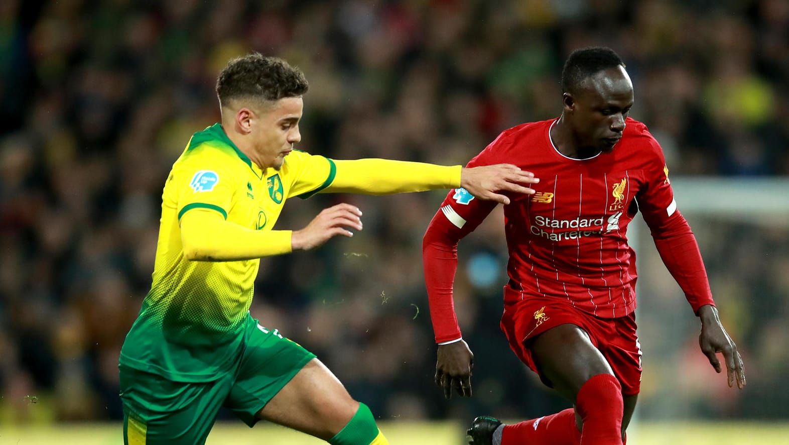 Norwich City - FC Liverpool: Sadio Mané (re.) erzielte das Tor des Tages.