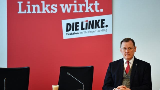 "Ich wünsche mir, dass wir so viel Vertrauen herstellen, dass der Zustand einer Ein-Personen-Regierung in Thüringen nicht noch ein halbes Jahr andauert": Bodo Ramelow. "Ich wünsche mir, dass wir so viel Vertrauen herstellen, dass der Zustand einer Ein-Personen-Regierung in Thüringen nicht noch ein halbes Jahr andauert": Bodo Ramelow.