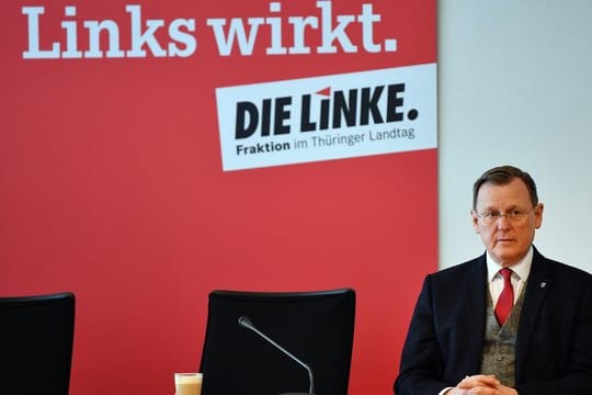 "Ich wünsche mir, dass wir so viel Vertrauen herstellen, dass der Zustand einer Ein-Personen-Regierung in Thüringen nicht noch ein halbes Jahr andauert": Bodo Ramelow.