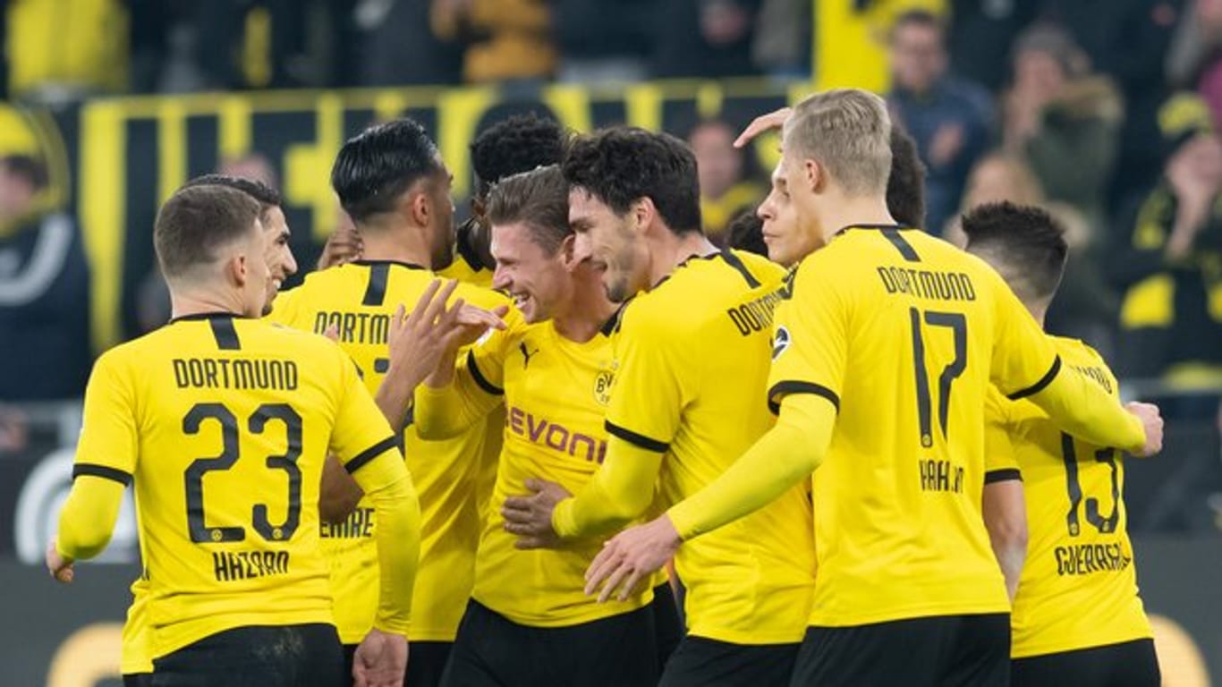 Borussia Dortmund ließ gegen Eintracht Frankfurt nur einen gegnerischen Torschuss zu.