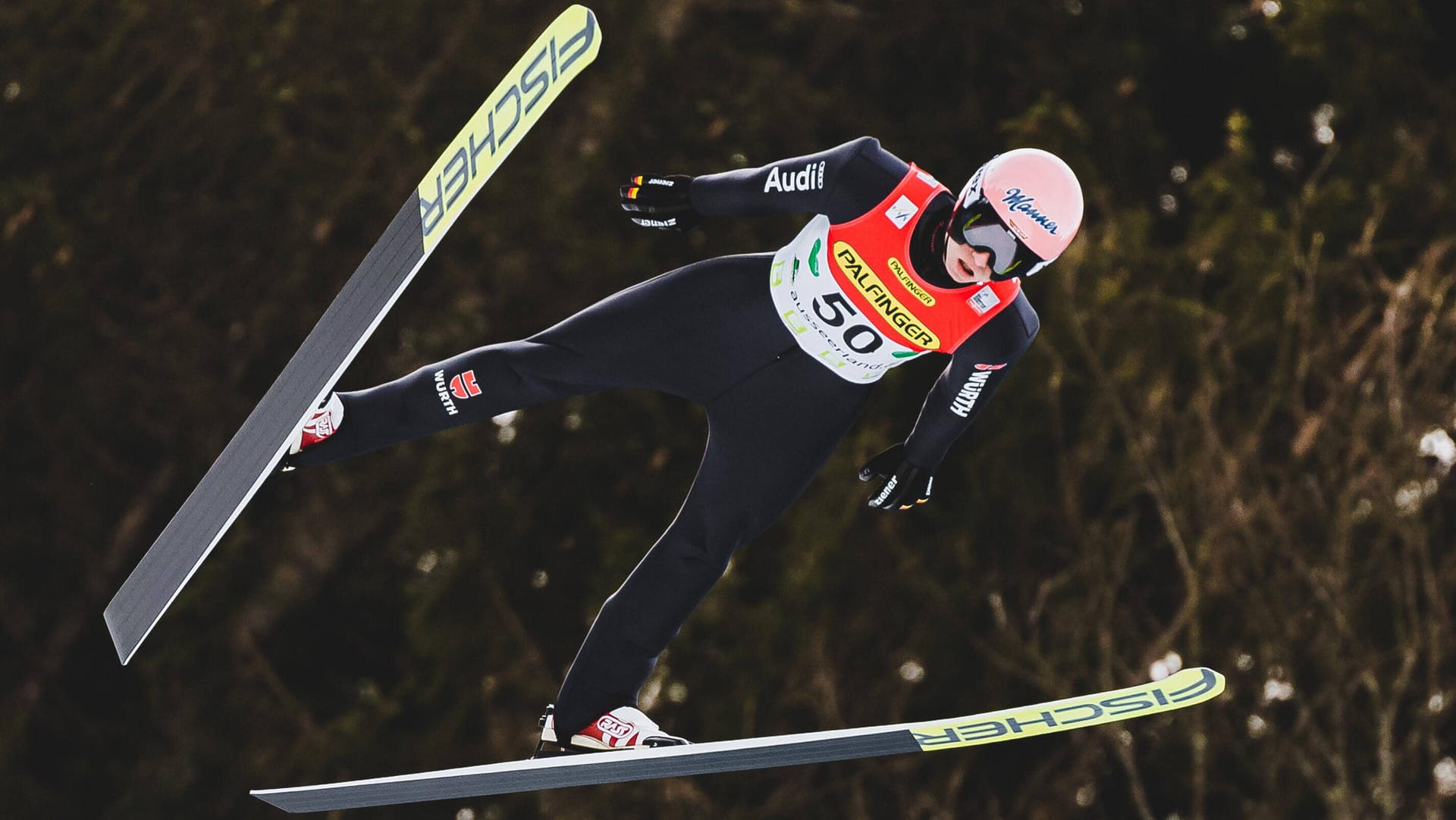 Skifliegen in Tauplitz: Geiger kann die Erwartungen nicht erfüllen.