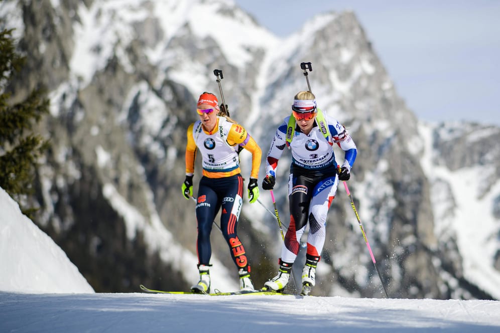 Biathlon-WM: Denise Herrmann im Verfolgungsrennen.
