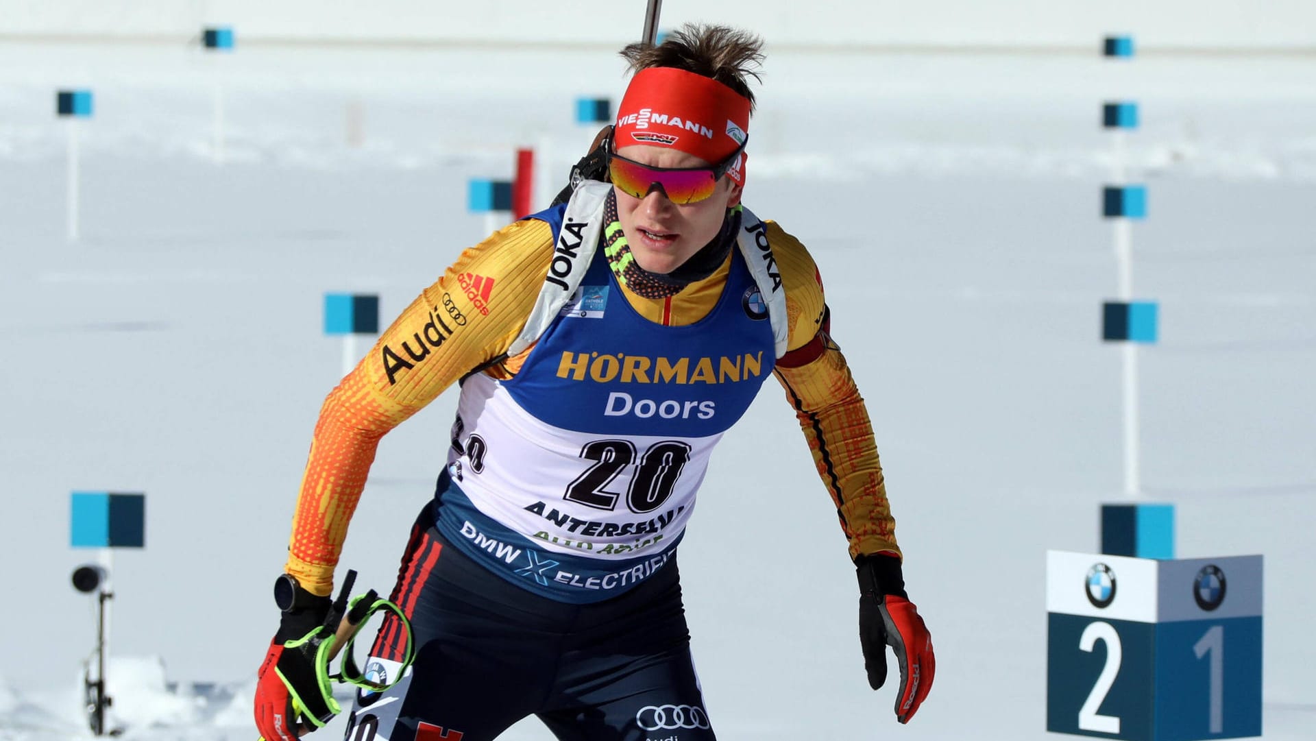 Biathlon-WM in Antholz: Die Hoffnungen der Herren liegen hauptsächlich in Benedikt Doll.