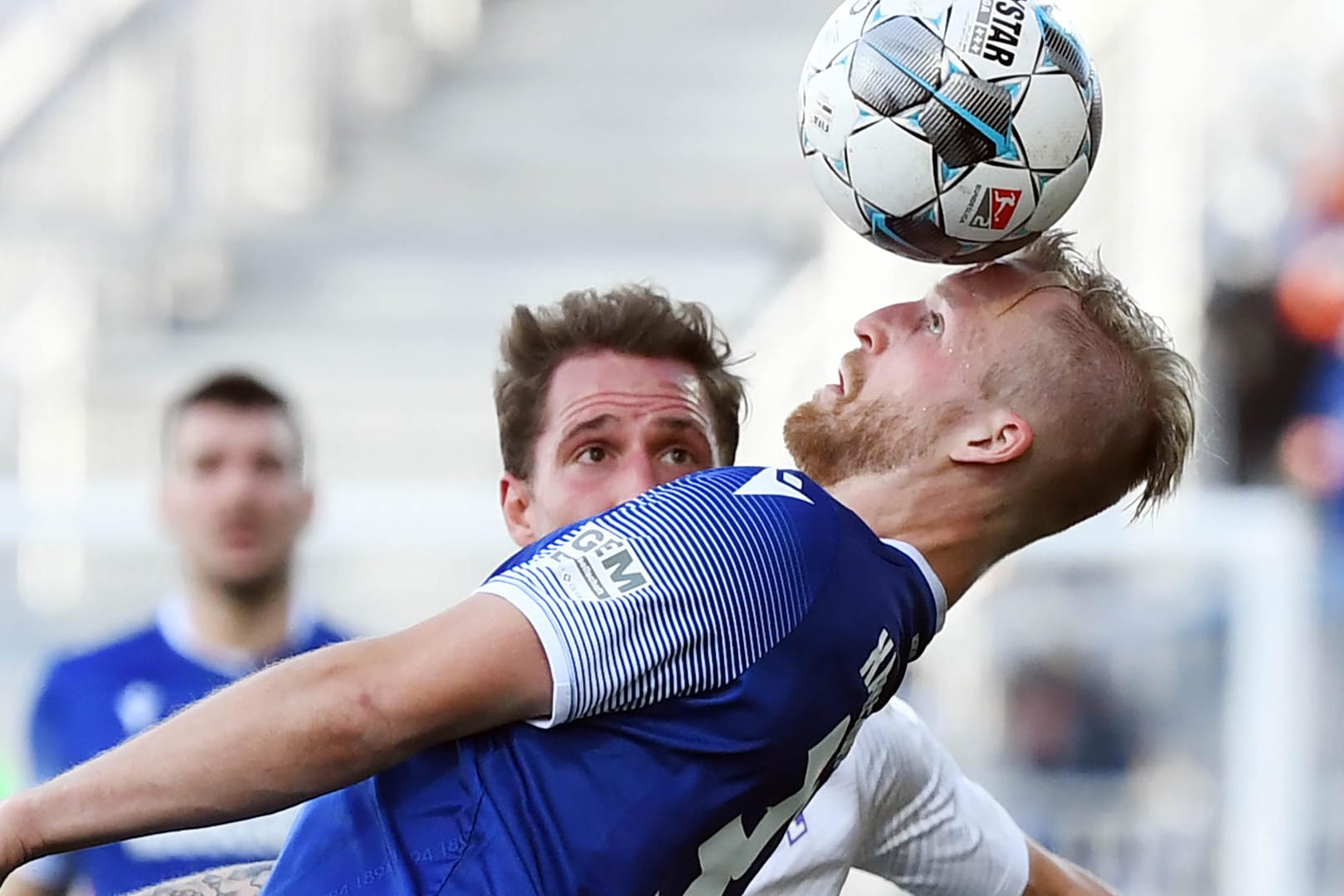 Traf für sein Team, konnte den späten Ausgleich aber nicht mehr verhindern: Karlsruhes Philipp Hofmann.