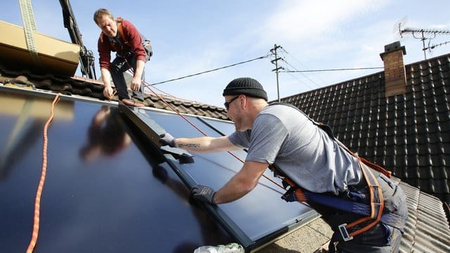 Flachkollektoren sind die am häufigsten eingesetzte Kollektorenart.