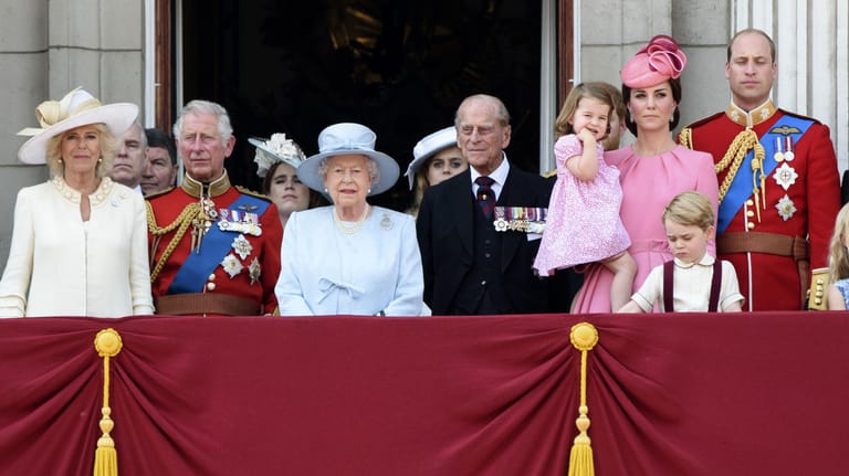 Die royale Familie: Der Fehler auf der Internetseite dürfte dem britischen Königshaus ziemlich unangenehm sein.