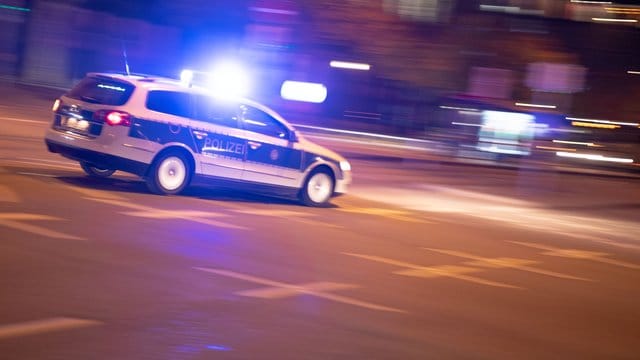 Polizeiwagen im Einsatz