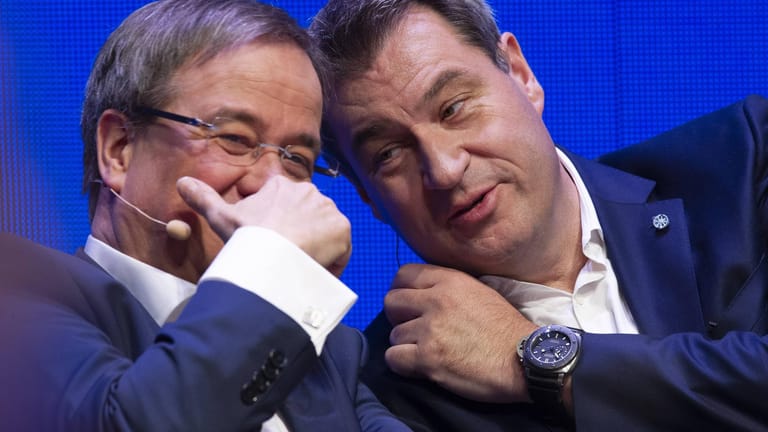 NRW-Ministerpräsident Armin Laschet und Markus Söder: Neuer Chef der CDU kann nur werden, wer auch den CSU-Chef überzeugt.