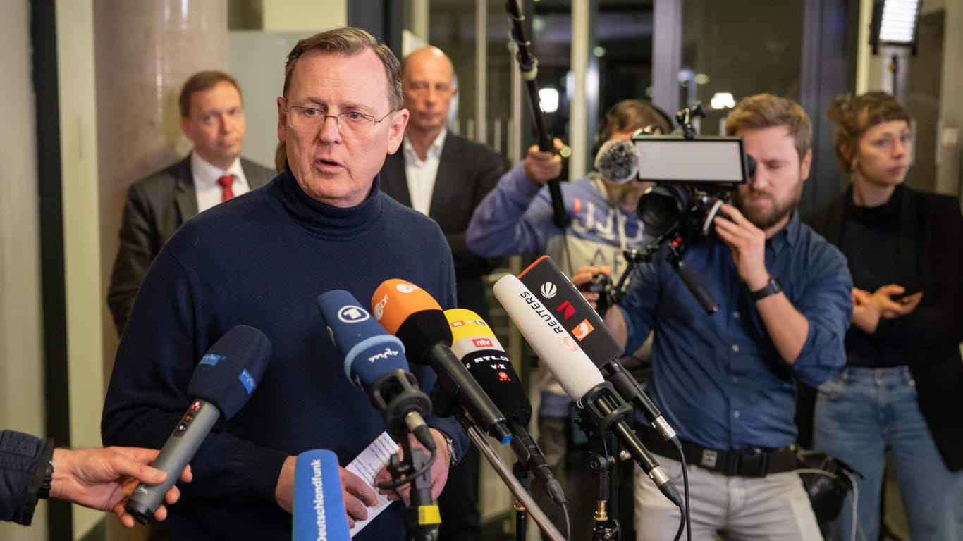 Bodo Ramelow: Der Ex-Ministerpräsident von Thüringen hat nun eine Übergangslösung für das Amt des Regierungschefs vorgeschlagen.