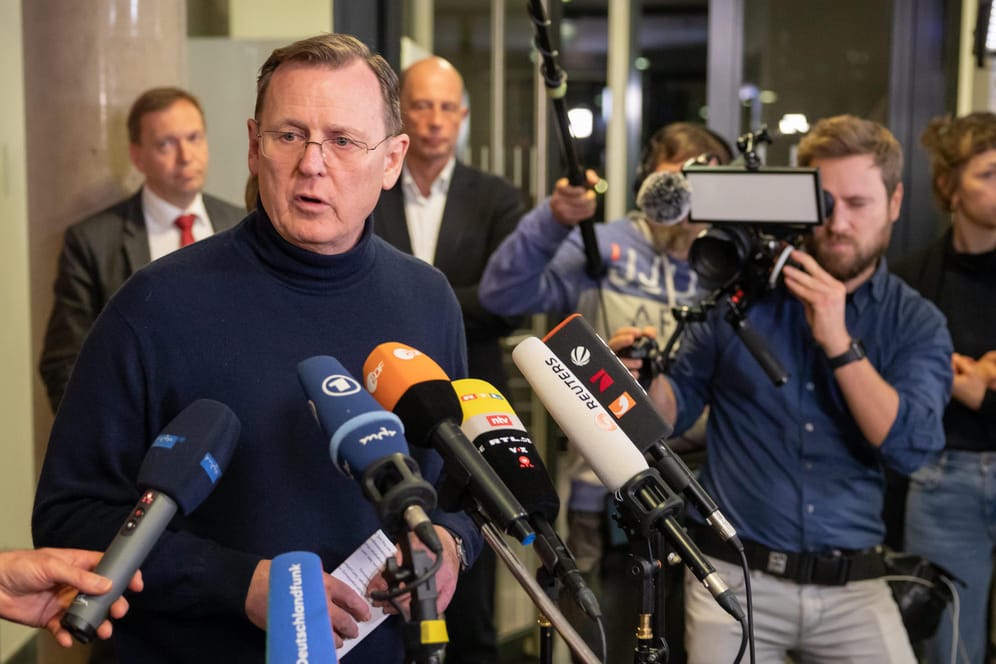 Bodo Ramelow: Der Ex-Ministerpräsident von Thüringen hat nun eine Übergangslösung für das Amt des Regierungschefs vorgeschlagen.