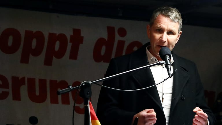 Björn Höcke: Viel Gegenwind für seinen Auftritt bei Pegida gibt es aus der Partei nicht.