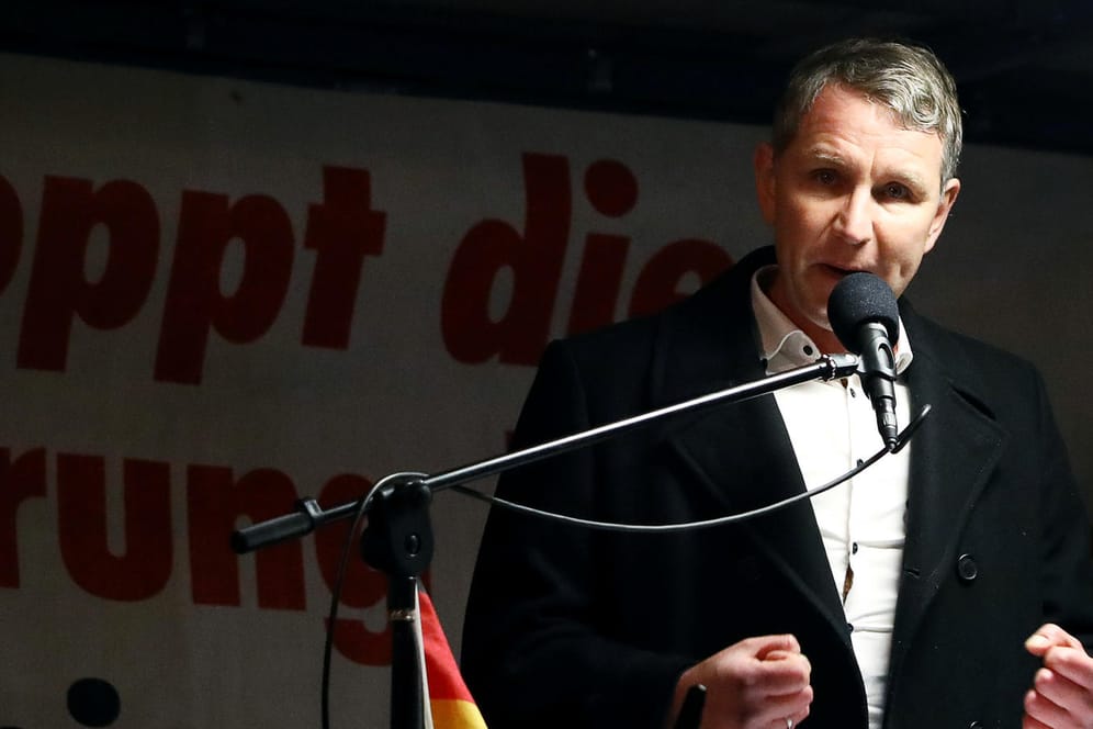 Björn Höcke: Viel Gegenwind für seinen Auftritt bei Pegida gibt es aus der Partei nicht.