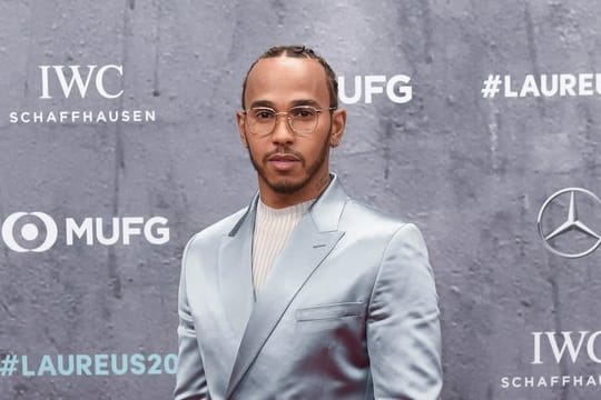 Outete sich als Messi-Fan: Formel-1-Weltmeister Lewis Hamilton.