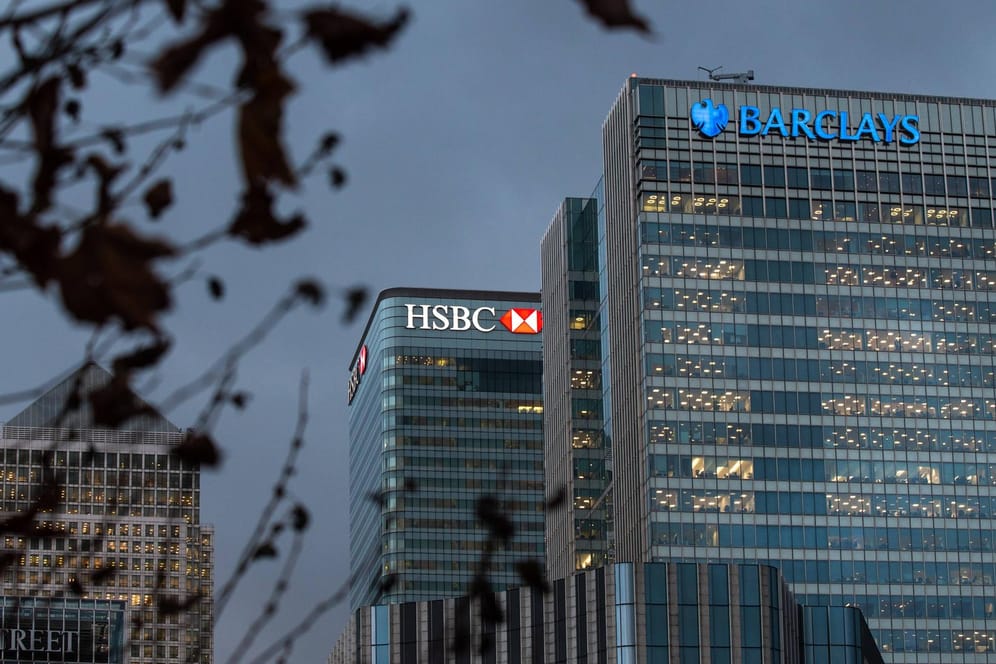 Dunkle Wolken über HSBC: Die britische Großbank streicht tausende Stellen.
