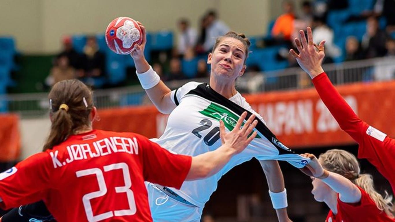 Zum zweiten Mal Handballerin des Jahres: Emily Bölk in Aktion.