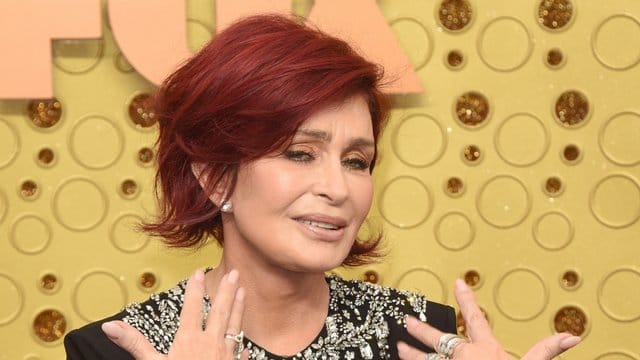 Hier noch in Rot: Sharon Osbourne bei der Emmy-Verleihung 2019.