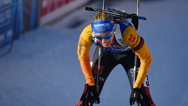 Schrammte in Antholz nur knapp an Gold vorbei: Vanessa Hinz.