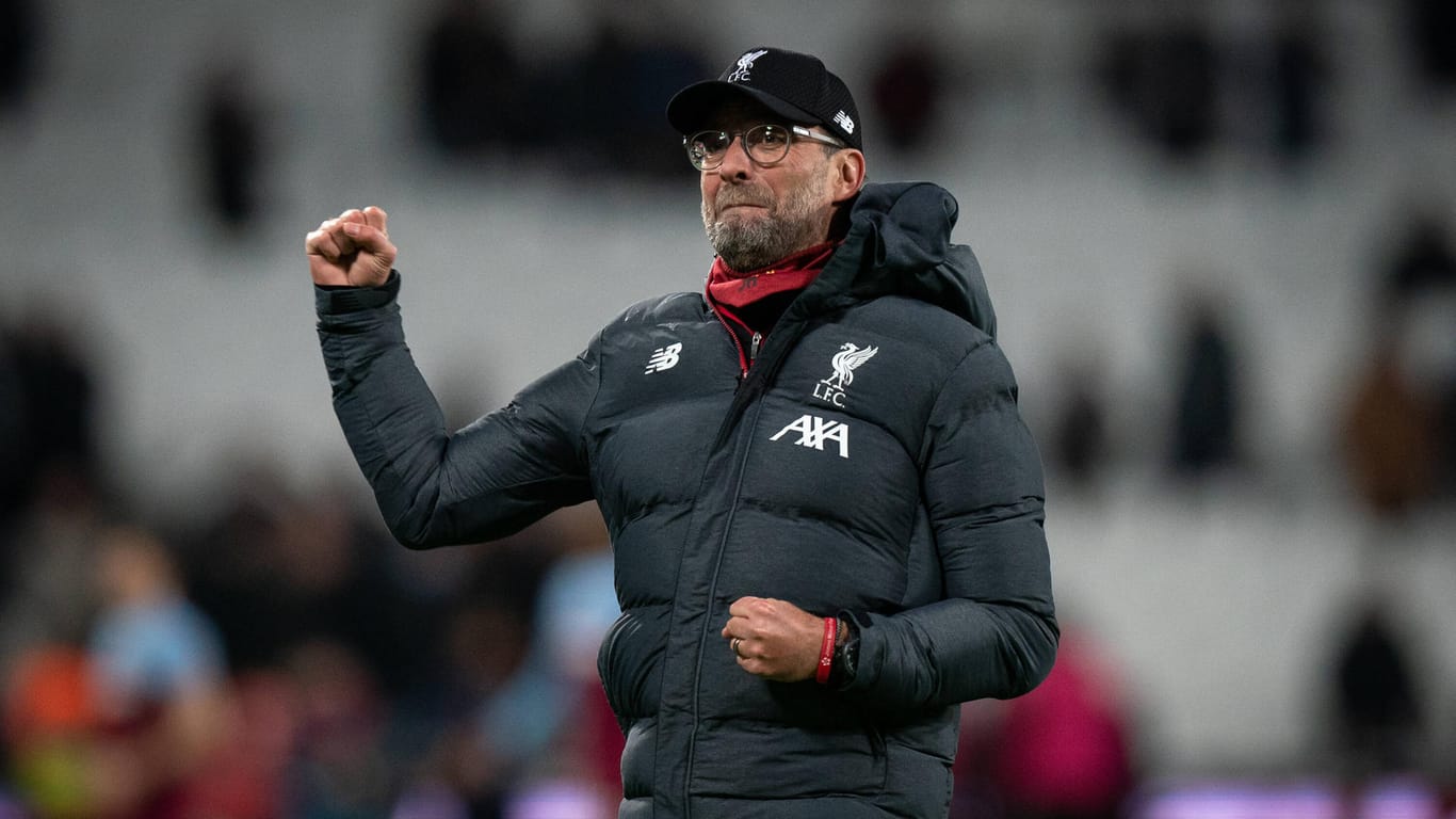 Ist mit seinem Team nur noch wenige Spieltage vom Premier-League-Titel entfernt: Liverpool-Trainer Jürgen Klopp.