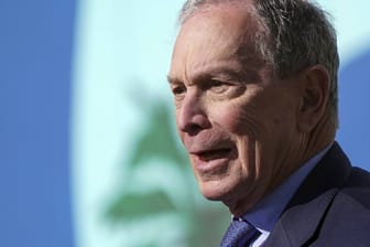 Michael Bloomberg, demokratischer Bewerber um die Präsidentschaftskandidatur, während einer Wahlkampfveranstaltung.