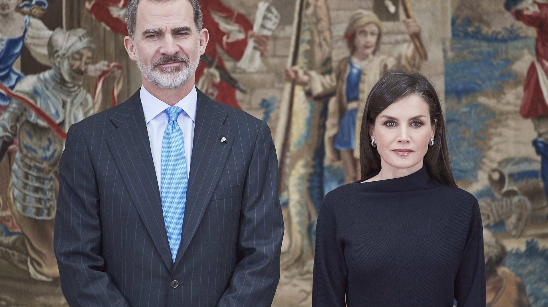 König Felipe VI und Letzizia bei den nationalen Forschungspreisen am Montag